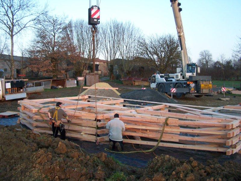 Maison paille dans les marais à Courlay (79)